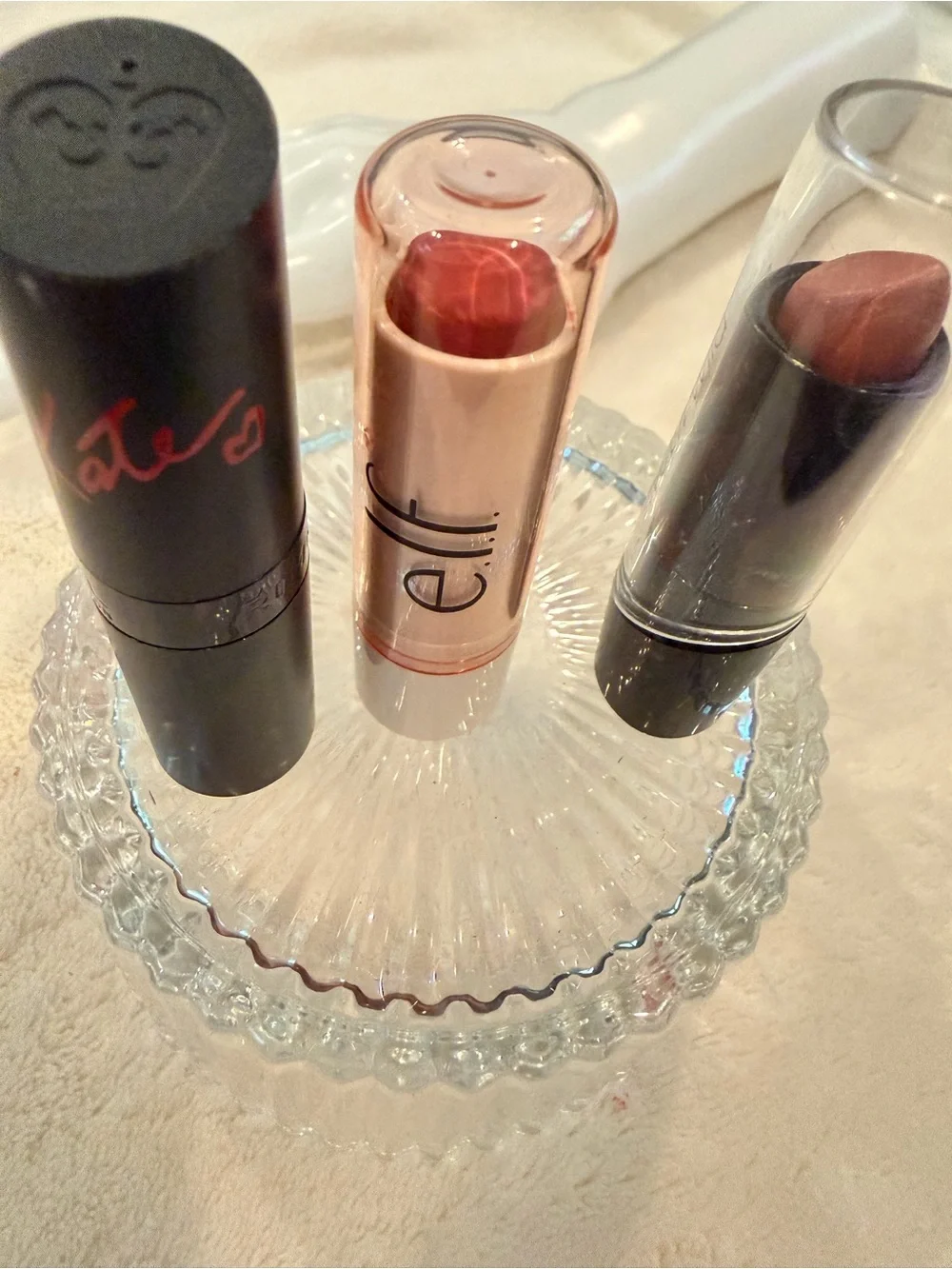 Rich Creamy Lipstick Trio — Neutral Pink & Rose Shades